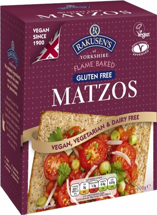 Rakusens matzos gluten free crackers